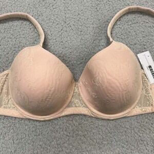 Modern Movements Bra 36D T-Shirt Bra Y22BM260L Platinum T-Shirt Underwire BRa